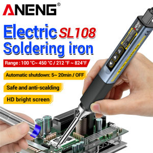 ANENG | ANENG SL108 96W PD QC Digital Soldering Iron Kit Adjustable Temperature Fast Heat Portable Smart Tool for Electronic Repair