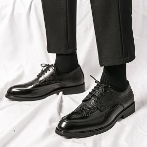 NUDANLAI | Business Casual Comfortable Height-increasing English Style Premium Leather Shoes