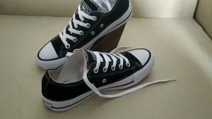 GRATIS ONGKIR!!Sepatu AllStar New Basket Sekolah SD SMP SMA Pria Wanita Tali Tinggi NB Warrior Hitam Putih