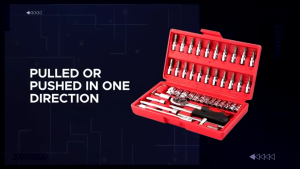 REAIM Toolbox Set Screwdriver Set Wrench Set DIY Quick Repairs 46PCS Home Tool Kit Set Spanar Box