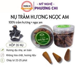 Nụ Trầm Hương NGỌC AM Sạch Nguyên Chất Xông Nhà Đuổi Côn Trùng Chiêu Tài Lộc | Mỹ Nghệ Phương Chi
