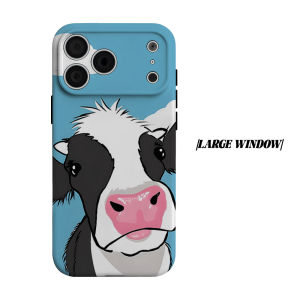 BILIBILI | cartoon cow sky Phone Case for iPhone 18 17 16 15 14 13 12 11 Air Pro Max Plus Double-layer Cover