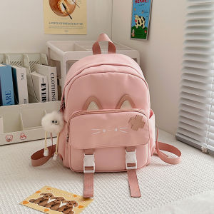 Fashionable Oxford Cloth Backpack Womens Summer Large Capacity Canvas Bag Lightweight Travel Bag Commuter Style Zip Closure