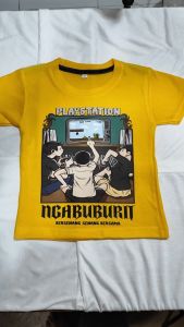 Baju Kaos Muslim Distro Lebaran Anak Laki-Laki Motif Cowo Ngabuburit Ramadhan Import 1 - 10 Tahun