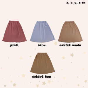 Two Mix Rok Anak Perempuan - Bawahan Anak - Skirt Anak Cewek Usia 1-8 Tahun 4244