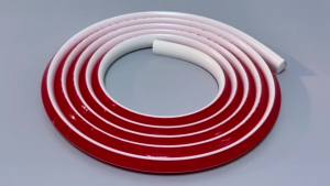 Flexible Quarter Round Molding Peel and Stick Rubber Quarter Round Trim Molding Self Adhesive Wall Corner Trim Molding for Wall Edge Corner Countertop White 1/2” W x 1/2” H x 39” L