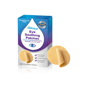 South Moon Eye Soothing Patch To Alleviate Dry And Tired Eyes Stay Up Late Eye Mask Sleep Eye Care Patch Eye Moxibustion Eye Patch Cold Compress Relieve Eye Fatigue Dryness Eye Care Herbal Extract Eye Protect Sleeping Eyemask(20pcs)
