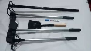 Cangkul Kebun L20 Gagang Pipa Galvanis Kuat Anti Copot