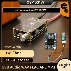 XY-1001W DC 9-24V Single Channel 100W Bluetooth เครื่องขยายเสียงโมดูล TWS กล่อง True ไร้สาย TPA3116