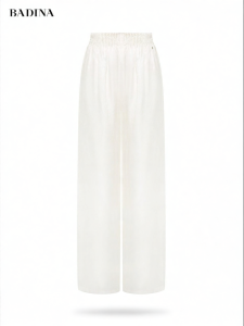 BADINA | Summer New High Waist Drape Trousers