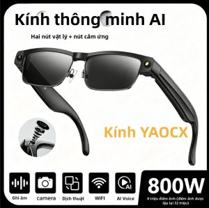 Kính Ảnh Thông Minh Với Camera HD 800W Chống Rung 1200P WiFi Bluetooth Truyền Tải Thời Gian Thực Trợ Lý Giọng Nói Dùng Cho Mục Đích Thông Thường