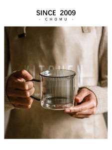 Double Layered Heat Resistant Glass Coffee Mug High Aesthetic Value High Borosilicate Heat Tolerant Office Use with Handle