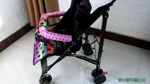 Keranjang Stroller Bawah Gantung Versi Hardboard Traveling Perlengkapan Stroller Bayi Perlengkapan Stroller Trolley Organizer Bayi  Kapasitas Besar