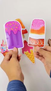 Amplop Lebaran 3D Karakter Ice Cream Siap Pakai Viral 2025 / THR Lebaran Siap Pakai