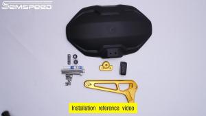 SEMSPEED Motorcycle Rear Fender Mudguard Wheel Splash Guard For Yamaha NMAX 155 125 V1 V2 V3 2015-2025