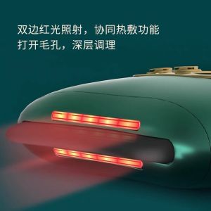 Máy Mát Xa Rung Cạo Chạy Điện Thiết Bị Nâng Cơ Mặt Giải Độc NẠO VÉT Nén Nóng 9 Bánh Răng Làm Dịu Cơ Bắp Căng Thẳng Kinh Tuyến