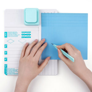 Shadow Box Punch Board for DIY Crafts 4 Go-To Sizes Built-In Guide Perfect for Layered Scenes & Pop-Up Cards Dimensional Crafts