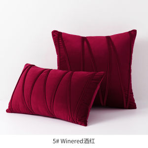 Modern Velvet Pillow Covers Soft Cozy 30x50cm 45x45cm 50x50cm Orange Couch Decorative Pillowcases for Farmhouse Home Decor