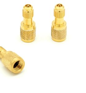 Vacuum Pump Air Conditioning Adapter Vacuum Pump R410a 5/16 SAE Quick Coupling Conversion Threaded Direct Head Easy use