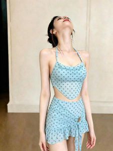 V.C.I | Mint Green Beautiful Split Skirt Style Swimsuit