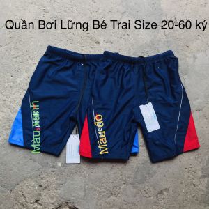 Quần bơi lững bé trai size từ 25-65 ký hàng may đẹp chất dày dặn co giản nhiều khách sỉ ib chát với shop