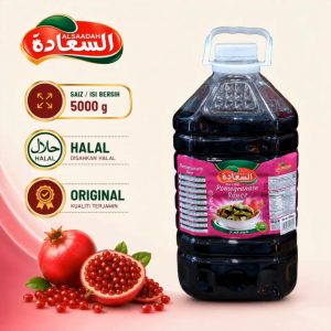 Pomegranate Molasses ALSAADAH/ Pomegranate Sauce / Cooking Sauce / Salad Dressing / 5000g / High Quality / Food / Vegetarian / Non Vegetarian