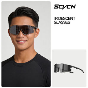 SCVCN Outdoor Photochromic Running Airy Sunglasses Men Women Climbing Glasses Sports Cycling Bicycle UV400 Hiking Goggles