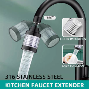 360° Rotatable Splash-Proof Diffuser Universal Faucet Nozzle Water Saving Faucet Sprayer Kitchen Faucet Purifier