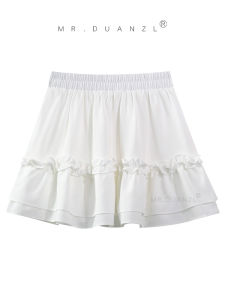 Mrduanzl Short Skirt Puffy Cake Dress: Fashion Tape Lining & New Arrival Women's Skirt