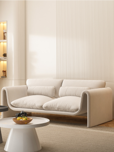 YIZUO | Creamy Zen Style Tech Fabric Sofa Small Space Design