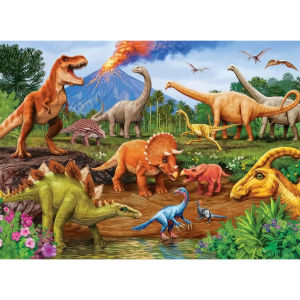500/1000/1200/2000PCS Dinosaurs Jigsaw Puzzles for Adults Home Decor Games Landscape Puzzles Educational Toys Birthday Gifts