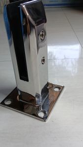 Spigot penjepit kaca railing tangga balkon / penjepit kaca stainless 16 cm & 22 cm