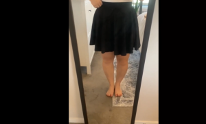 2-IN-1 Khaki Skirt with Inner Shorts High Waist Skort for Women Plus Size Garterized Cycling Shorts Running Swimming Beach Outfit Tennis Skirt Palda Short