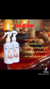 Chai Nước Thảo Mộc Quế Hồi Bao Sái Ban Thờ Giúp Vượng Khí Hút Tài Lộc 500ml