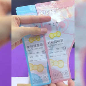 30-Pack Portable Formula Storage Bags Formula Refill Bags Double-Sealed Leak-Proof Cute Cartoon Design BPA-Free Safe And Harmless Disposable Multi-Purpose Suitable For Travel Peace Of Mind For Mothers