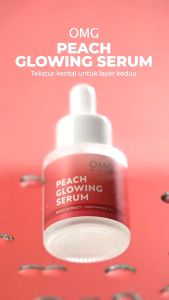 OMG Oh My Glow Peach Glowing Serum & Mugwort Acne Serum 20ml / Serum Wajah