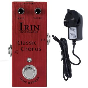 IRIN | IRIN AN-09 Classic Chorus Guitar Pedal Crisp & Transparent Chorus Full Bodied Sounds Effect Pedal True Bypass With 9V Adapter