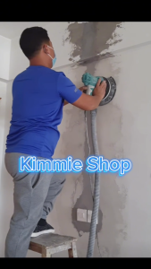 Máy chà nhám xả nhám bột trét tường Kimmie (850W 180mm) hàng công ty