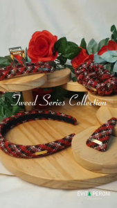 EVITA PERONI | Elegant Tweed Collection Large Hair Clip | Female Hair Clip | High Quality Hair Clip