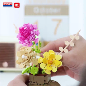 BALODY 21091 - Bộ lắp ráp hoa Violet 539 chi tiết - Trang trí để bàn xinh xắn