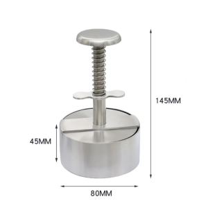 304 Stainless Steel Hamburger Meat Press Burger Patty Maker Mold Manual Cake Grill Meat Tool Beef Pork Rice Press Making Molds
