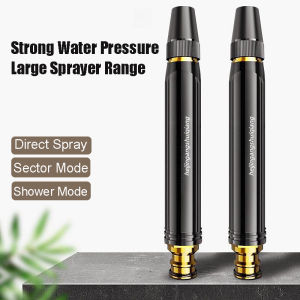 New High Pressure Water Nozzle Spray G-un Water Jet Pipe Water Head Car Wash Garden Sprayer Hose Connector Gardening Tools Misting Fogging Spray Sprinkler Garden Watering System