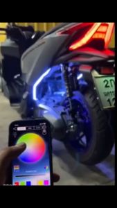 BKKS ไฟเดย์ไลท์rgb APP daylight แถบไฟ led แต่งรถ led 12v ชุดแต่งแจ๊ส ไฟวิ่งกลางวันสำหรับไฟหน้ารถยนต์ลำดับ RGB แถบไฟ LED