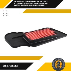 Filter Udara Yamaha Mio M3 125-Z-S & Soul GT 125 New LED Blue Core & Fino Grande & X-Ride 125 Saringan-Busa-Hawa-Air Assy