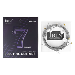 IRIN | 7-string Electric Guitar Strings Hexagonal Steel Core Nickel Wound Silver Plated for 7-string Electric Guitar Replacement Parts