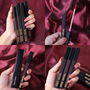 XPRESS Velvet Lip Glaze Lip Cream Matte Creamy Lip Tint Silky Lipstick Lip Gloss Kabut Pelembab Wajah Glasir Bibir Pemutih Bibir yang Tahan Lama-🌹Tamia