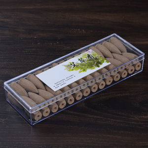 Backflow Incense For Home Natural Osmanthus Aroma Deodorant Soothing Sandalwood Grain Agarwood Arborvitae Argy Wormwood Cone Incense Kyara 54 Tablets