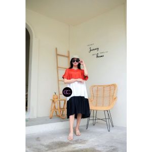 CICI Mini Dress Ice Cream Daster remaja dress lolipop busui resleting terbaru jumbo kekinian 2024