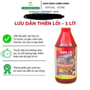 Thiên Lôi Kinh bắc Chuyên xử lý cỏ Vườn tạp chai 1L diệt sạch các loại cỏ dại : Mần trầu thài lài tranh gấu