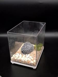 1pc Aquarium Cichlid Stone Ceramics Rock Cave Aquarium Fish Tank Pond Shrimp Breeding Ornament Landscaping Decoration Marbles